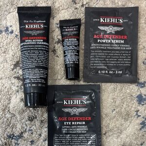 Kiehl's Age Defender Men’s Skincare Set travel size
